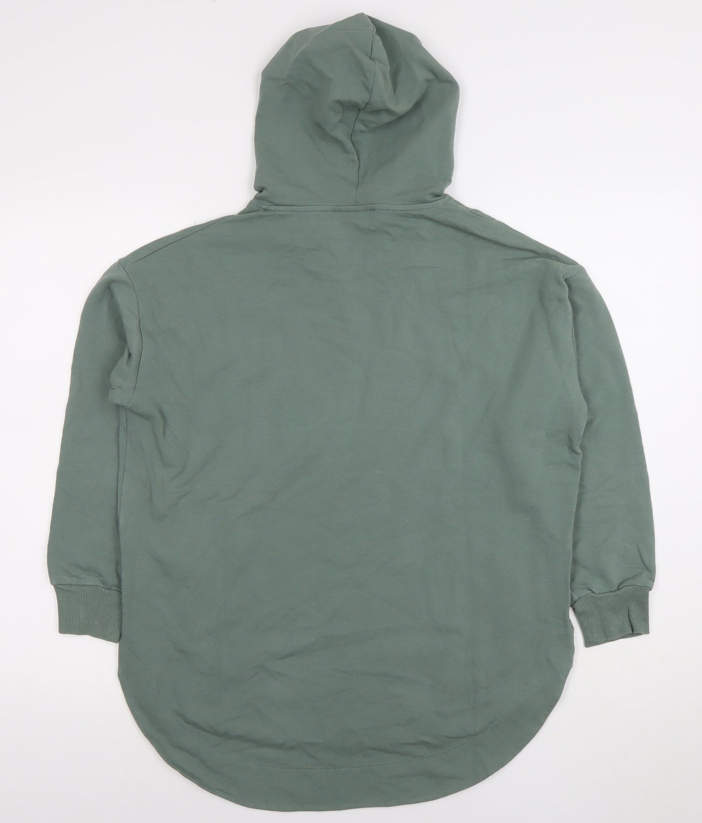 Womens UK Size XS Carolyn Donnelly The Edit Green Tunic Hoodie