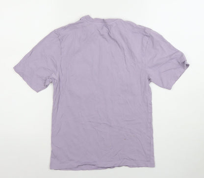 George Boys Purple Gamer Graphic T-Shirt 9-10 Years Short Sleeve Cotton