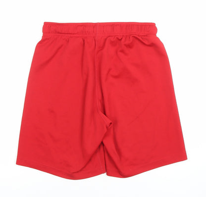 H&M Boys Red Athletic Sports Shorts 11-12 Years Quick Dry Performance