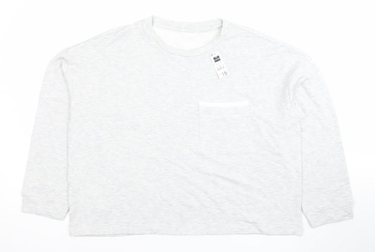 Womens UK Size 16 Dunnes Stores Grey Basic T-Shirt