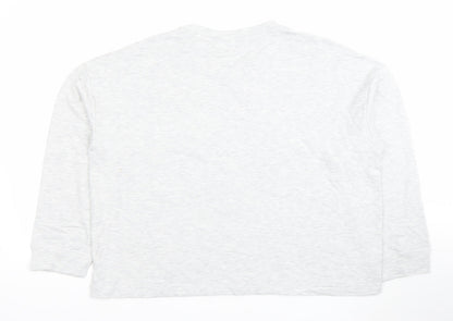 Womens UK Size 16 Dunnes Stores Grey Basic T-Shirt