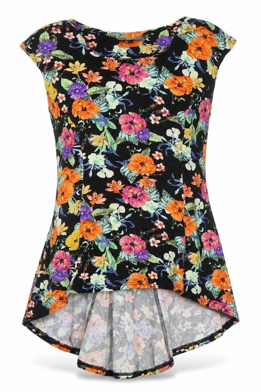 Womens UK Size 12 South Multicoloured Tunic Blouse