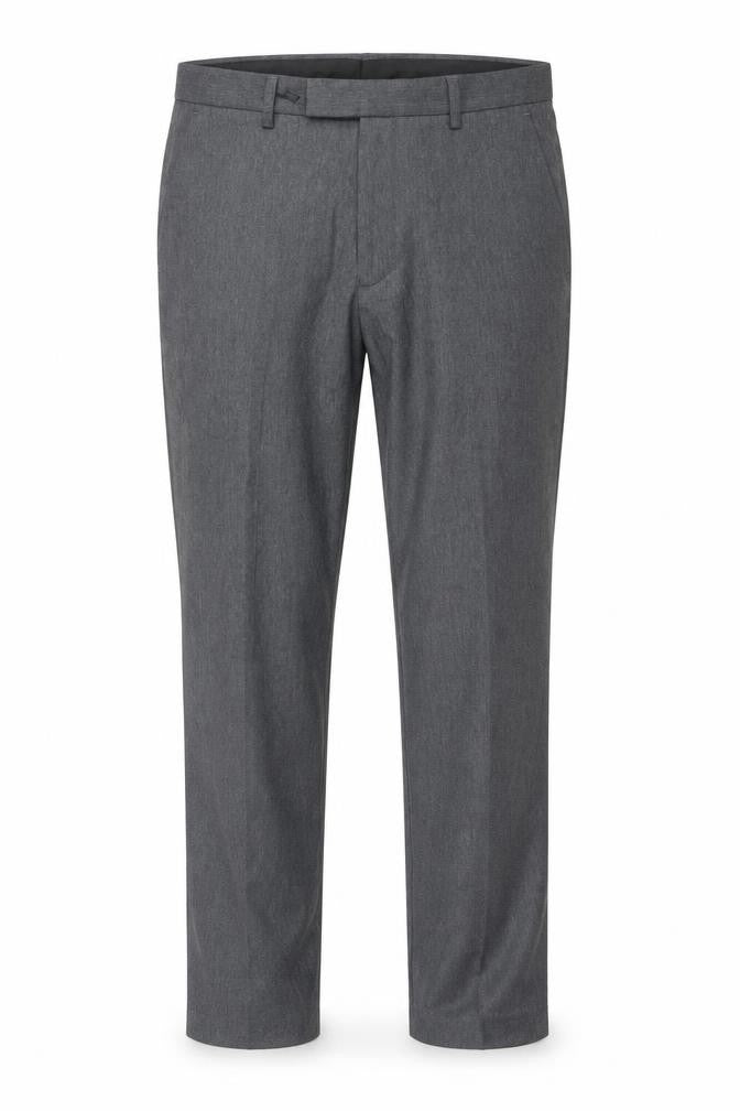 Dunnes Men’s Grey Regular Fit Dress Pants 32W 33L Polyester Blend