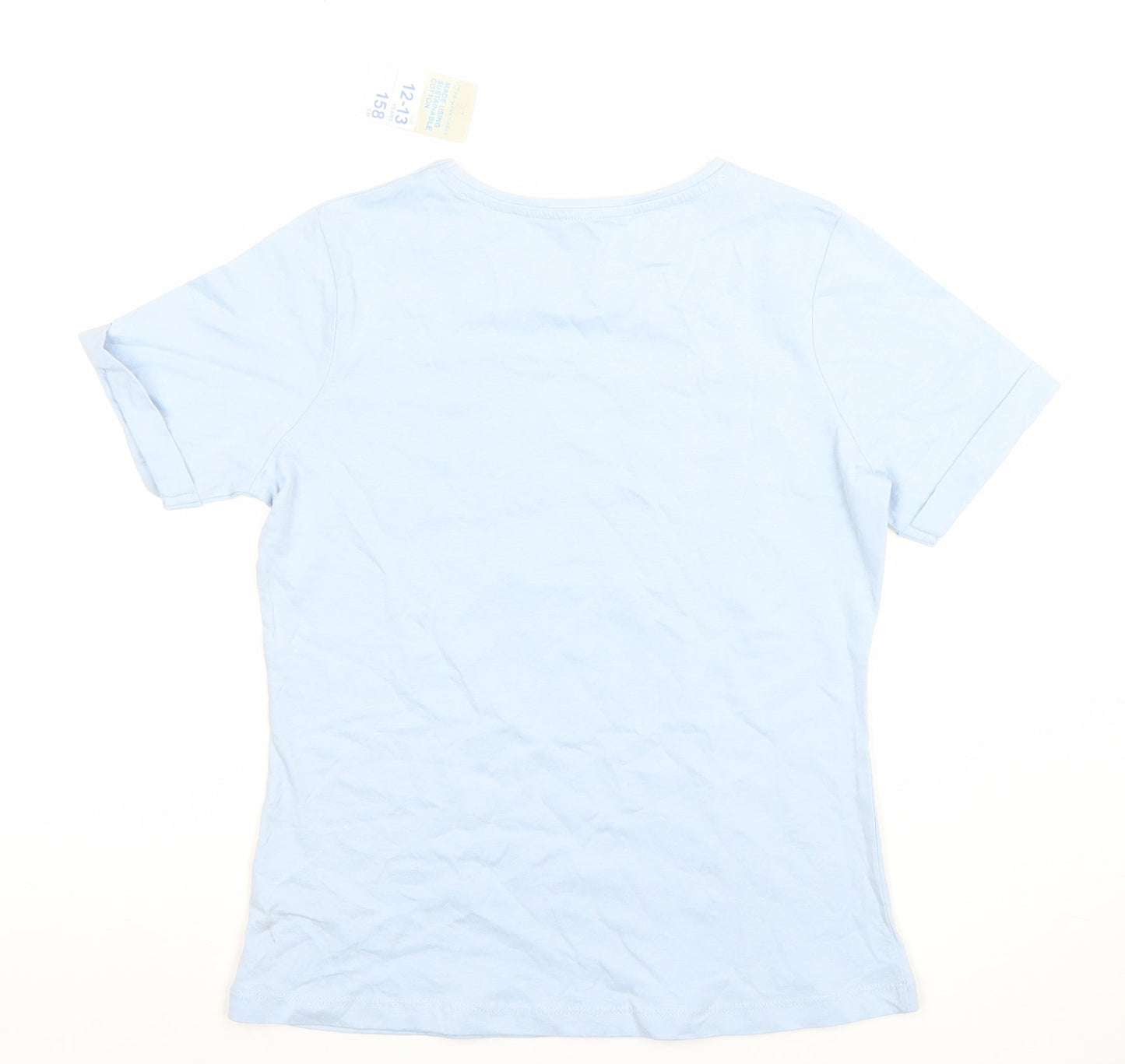 Primark Girls Blue Miami Basketball Graphic T-Shirt 12-13 Years