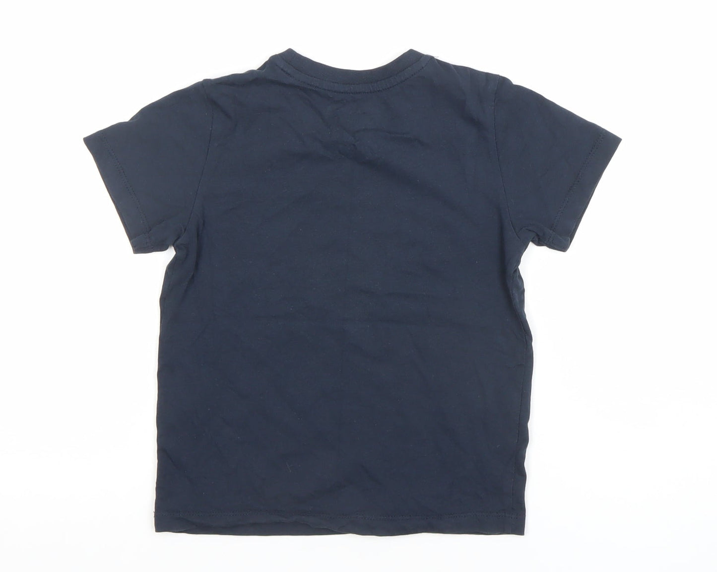 Boys UK Size 5-6 Years Character Blue Basic T-Shirt