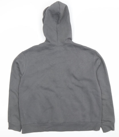 Mens UK Size M Divided Grey Full Zip Hoodie