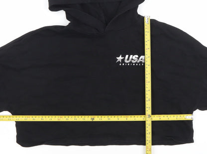 Womens UK Size M H&M Black Pullover Hoodie