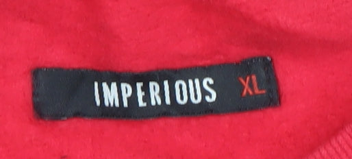 Womens UK Size XL Imperious Red Pullover Sweatshirt