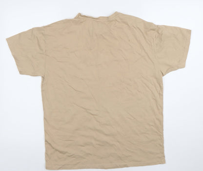 Boys UK Size 12-13 Years New Look Beige Basic T-Shirt