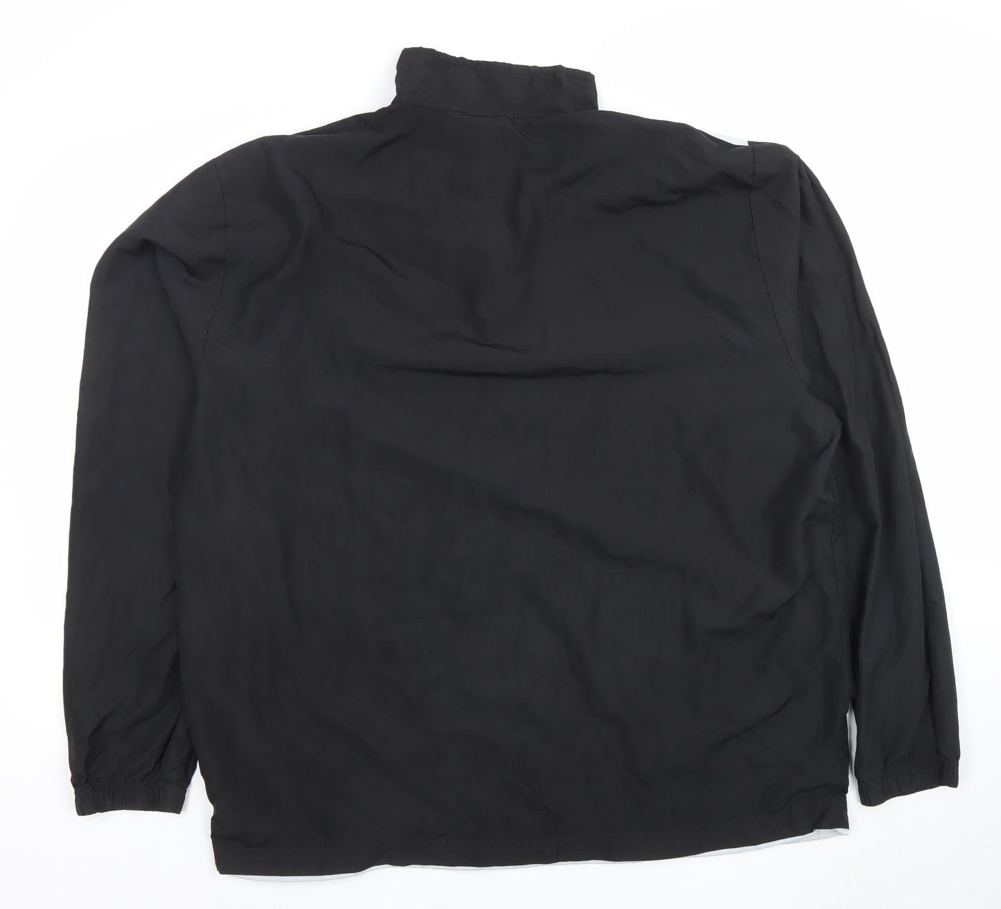 Adidas Men’s Black 1/4 Zip Lightweight Sports Jacket L