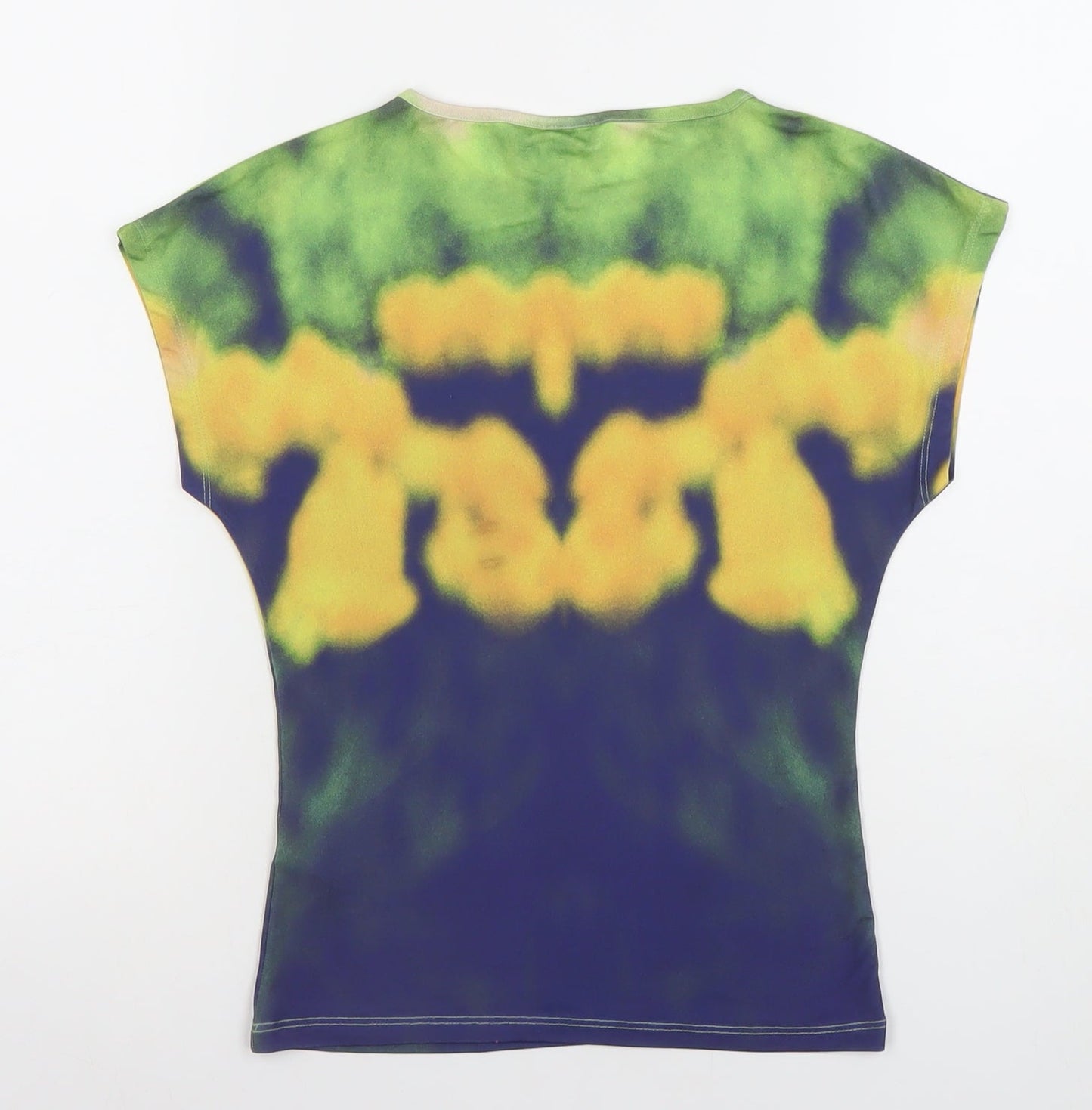 Womens UK Size S Topshop Multicoloured Basic T-Shirt