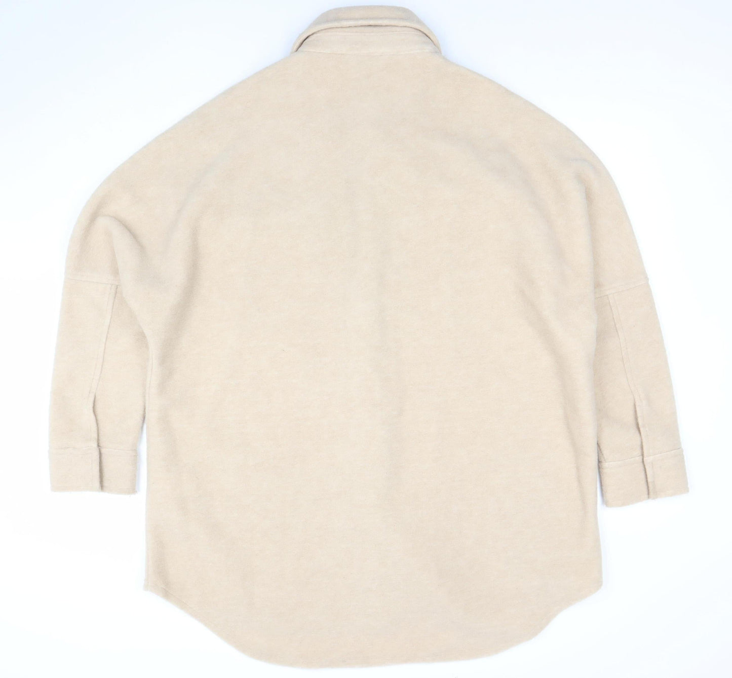 Primark Women’s Beige L Relaxed Basic Fleece Jacket