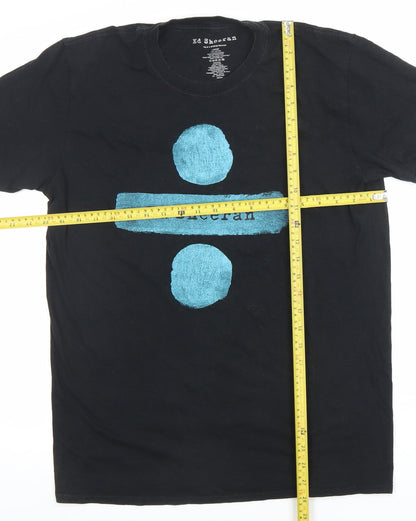 Primark Ed Sheeran Men's Black Large Cotton Band Graphic T-Shirt