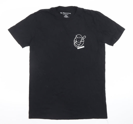 Mens UK Size M Ed Sheeran Black  T-Shirt