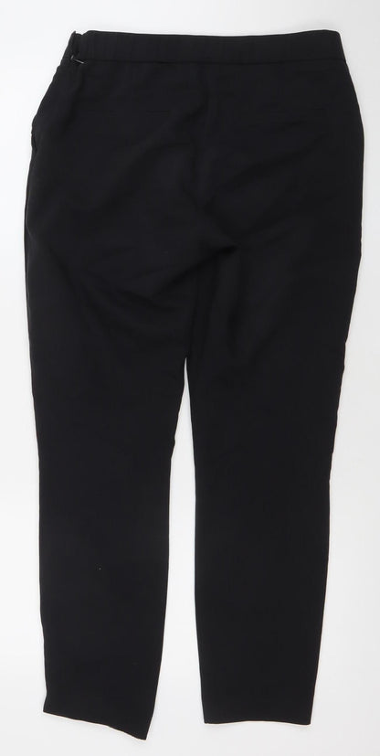 Womens UK Size 10 Gallery Regular Fit Business Casual Workwear Black Trousers
