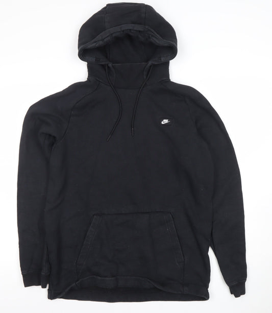Mens UK Size M Nike Black Pullover Hoodie