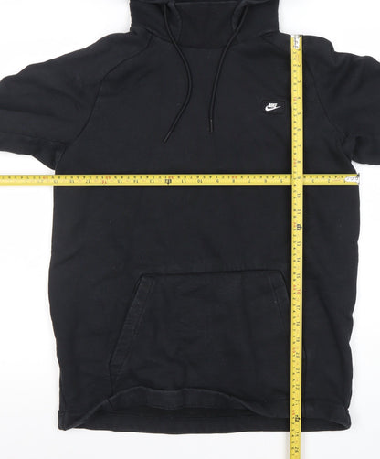 Mens UK Size M Nike Black Pullover Hoodie