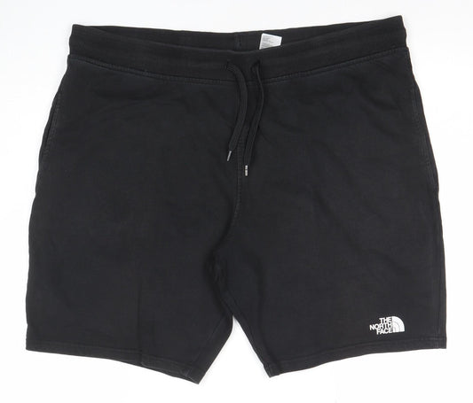 The North Face Men's Black 2XL Sweat Shorts with Drawstring Waist