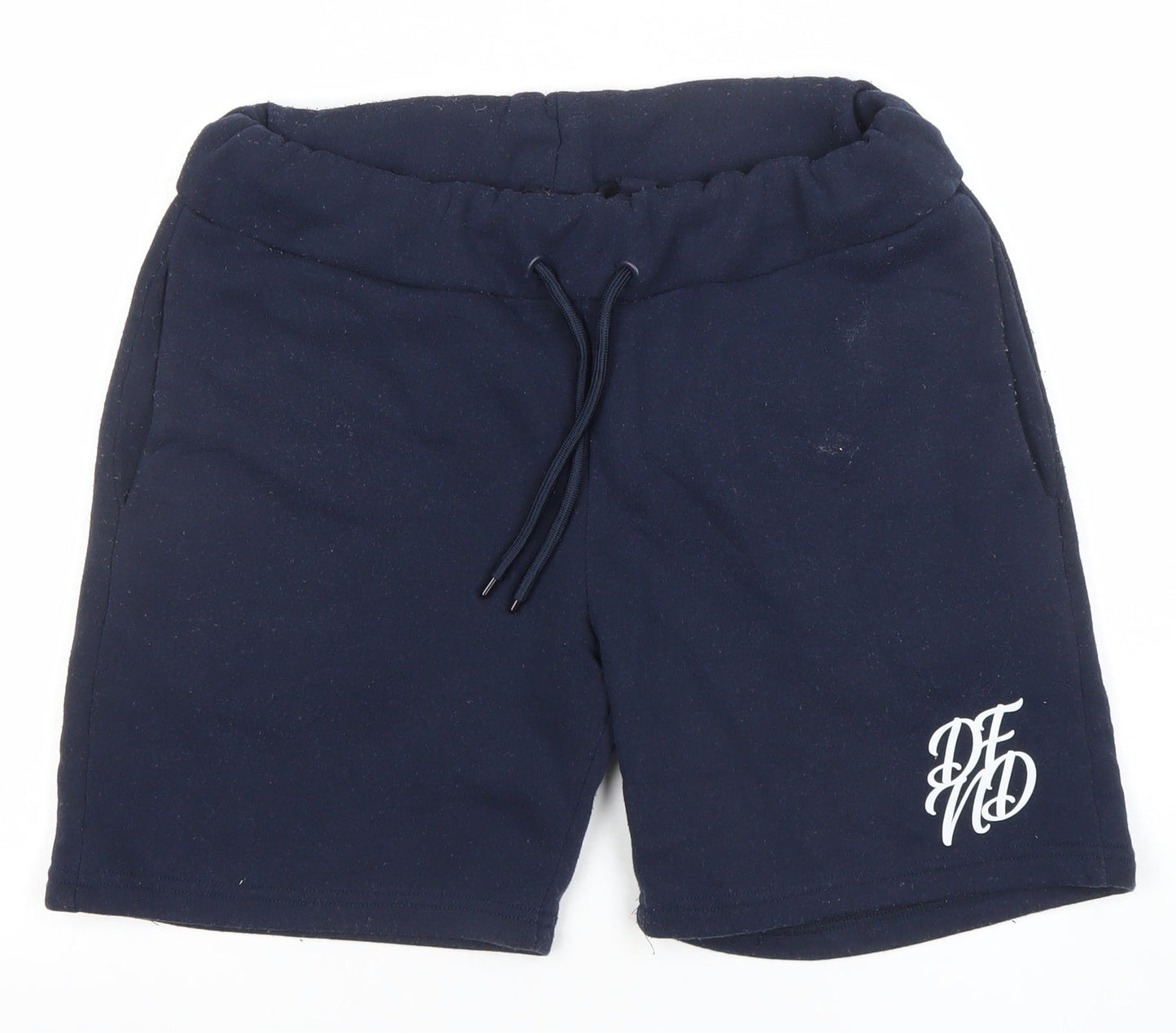DFND Men's Blue Sweat Shorts Medium Drawstring Pockets