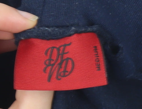 DFND Men's Blue Sweat Shorts Medium Drawstring Pockets