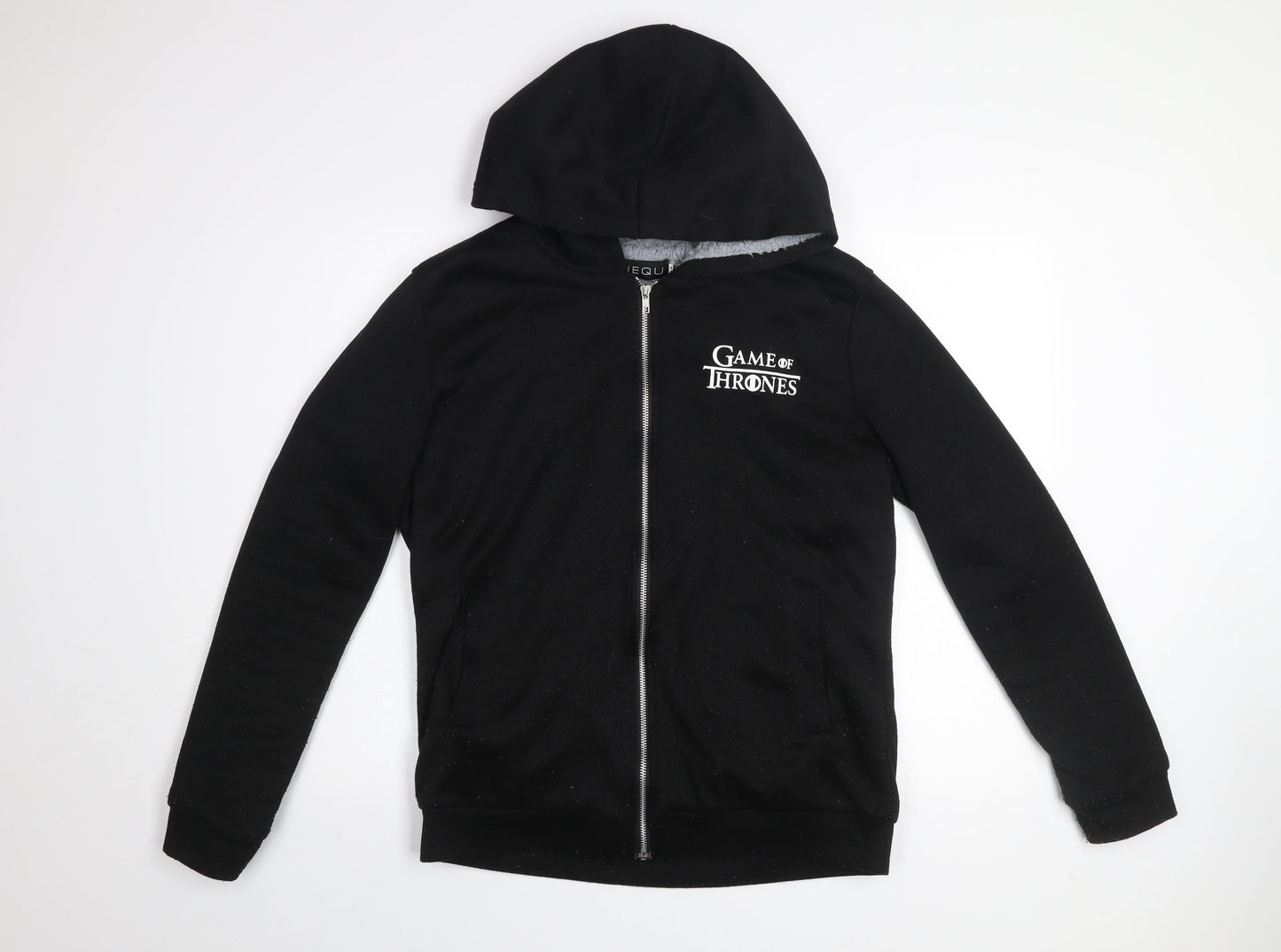 Mens UK Size M HEQU Black Casual Walking Jacket
