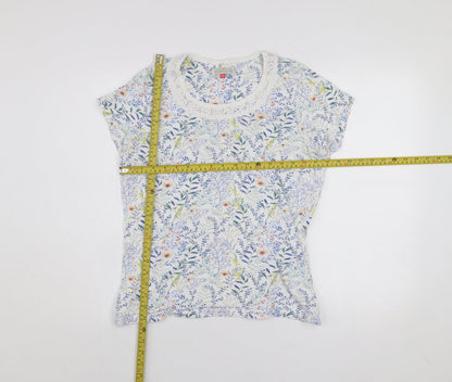 Womens UK Size 14 Brakeburn Multicoloured Basic T-Shirt