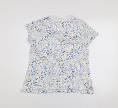 Womens UK Size 14 Brakeburn Multicoloured Basic T-Shirt