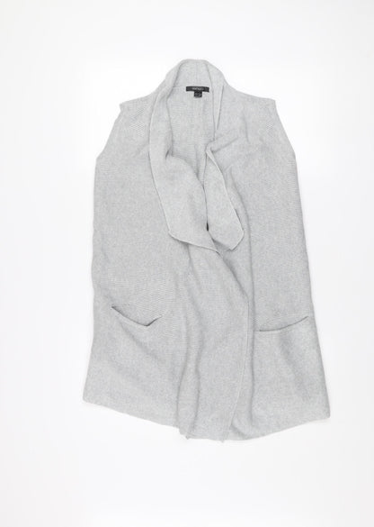 Womens UK Size XS ESMARA Grey Cardigan Jumper