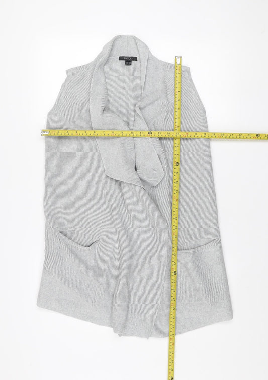 Womens UK Size XS ESMARA Grey Cardigan Jumper