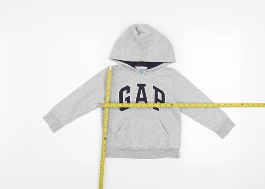 Boys UK Size 4 Years Gap Grey Pullover Hoodie