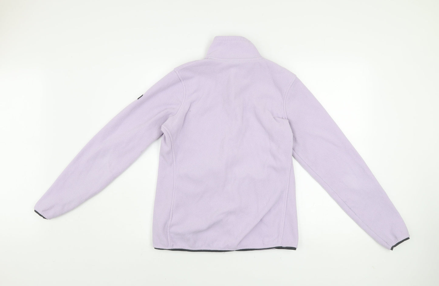 Regatta Women Purple Fleece Full Zip Jacket Size 12 Lightweight Outdoor