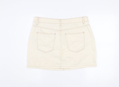 Womens UK Size 16 ASOS Straight & Pencil Twill Skirt