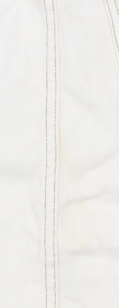 Womens UK Size 16 ASOS Straight & Pencil Twill Skirt