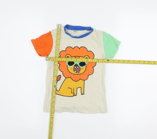 Boys UK Size 3-4 Years NEXT Multicoloured Basic T-Shirt
