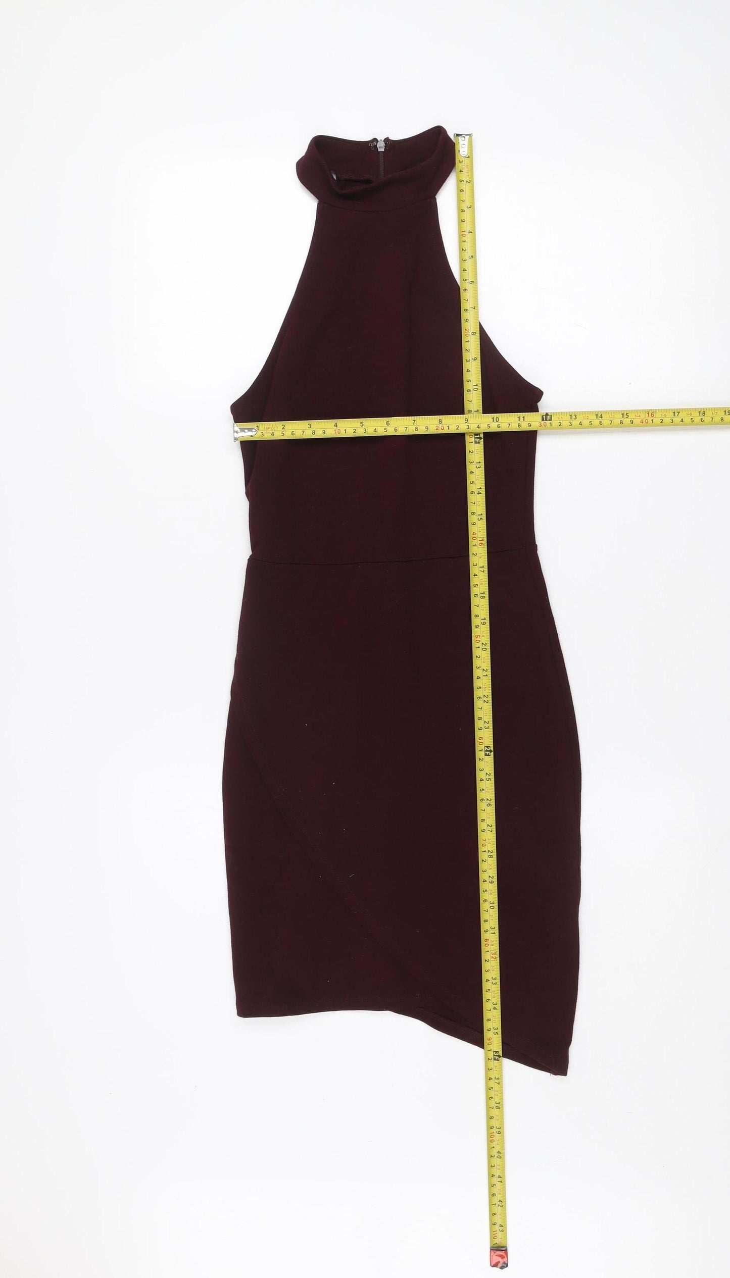 Forever 21 Women Brown Sleeveless Bodycon Short Dress M