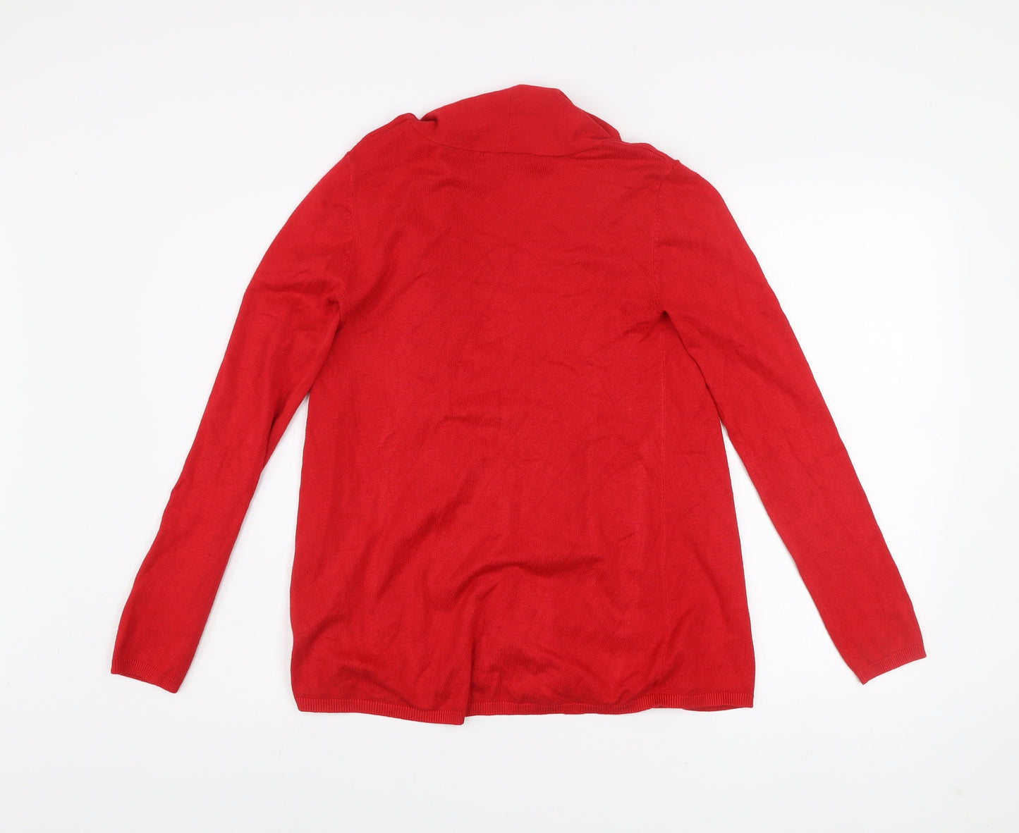 Womens UK Size XS Dunnes Red Cardigan Jumper