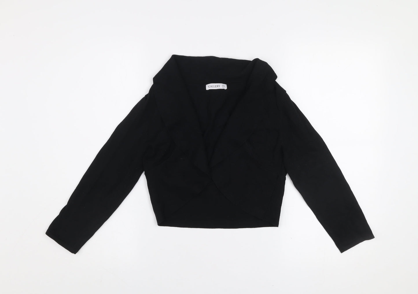 Womens UK Size S Gallery Black Cardigan Jumper