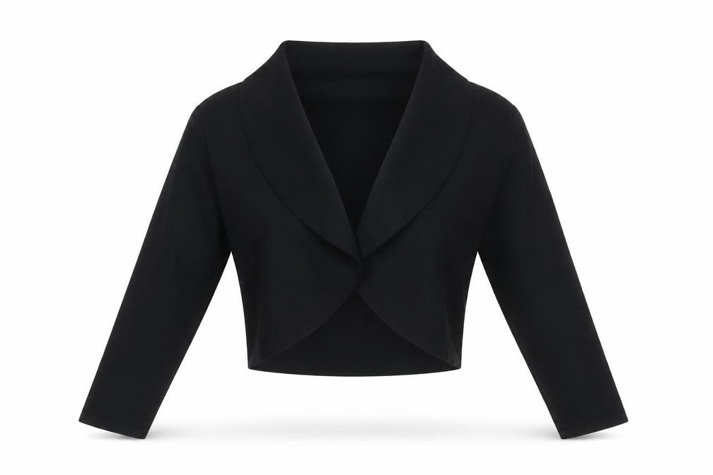 Womens UK Size S Gallery Black Cardigan Jumper