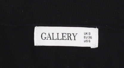 Womens UK Size S Gallery Black Cardigan Jumper