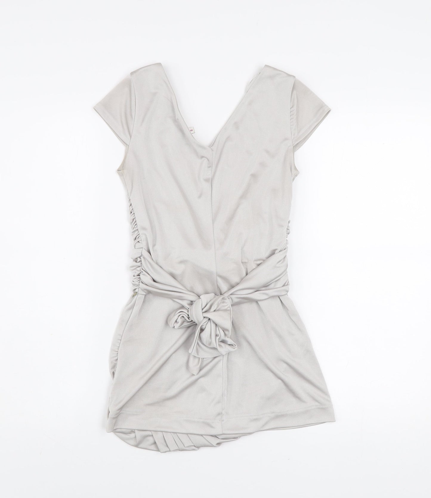 Jasper Conran Women’s Grey Wrap Satin Blouse Size 8