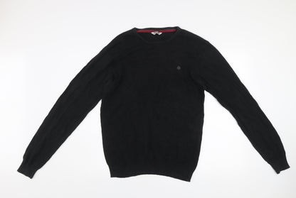 Mens UK Size L Mish Mash Black Pullover Jumper