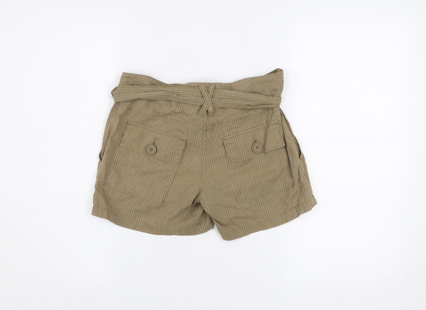 Womens UK Size 6 Only Regular Fit Paperbag Shorts
