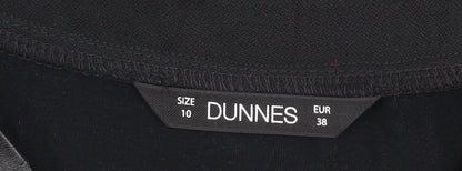 Dunnes Womens Multicoloured V-Neck Short Sleeve Colourblock Top Size 10