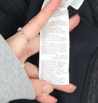 Puma Womens Grey Small Hooded Full Zip Activewear Track Jacket