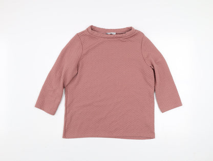 Womens UK Size M Gallery Pink Pullover Sweatshirt