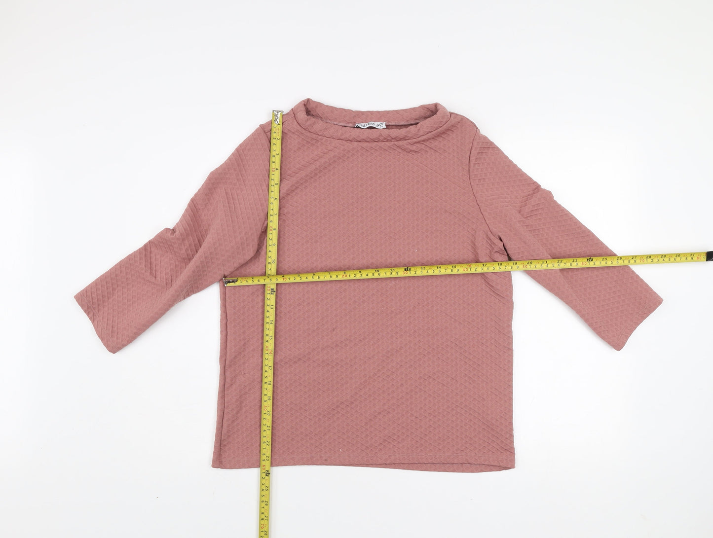 Womens UK Size M Gallery Pink Pullover Sweatshirt
