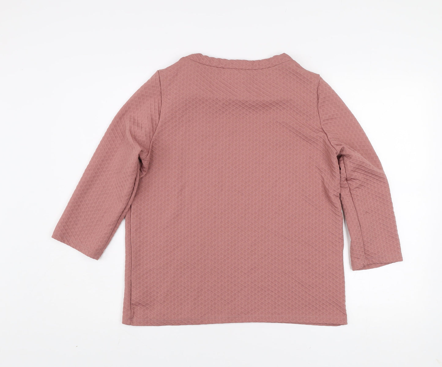 Womens UK Size M Gallery Pink Pullover Sweatshirt