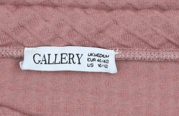 Womens UK Size M Gallery Pink Pullover Sweatshirt