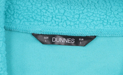 Dunnes Women’s Blue 1/2 Zip Fleece Pullover Sweatshirt L