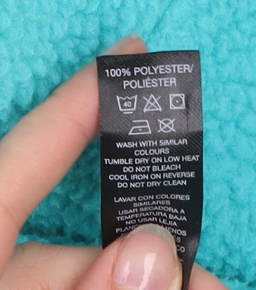 Dunnes Women’s Blue 1/2 Zip Fleece Pullover Sweatshirt L